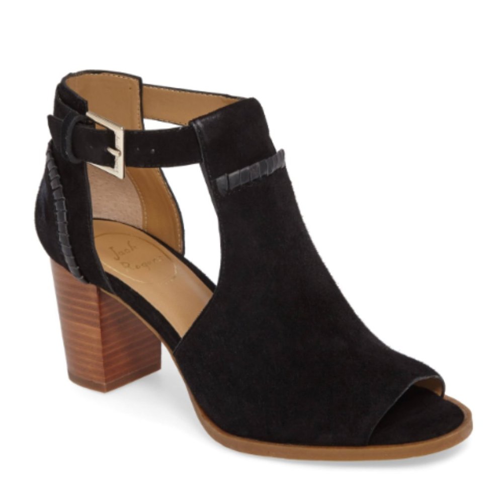 Jack Rogers Cameron Suede Open Toe Bootie Women's Size 8